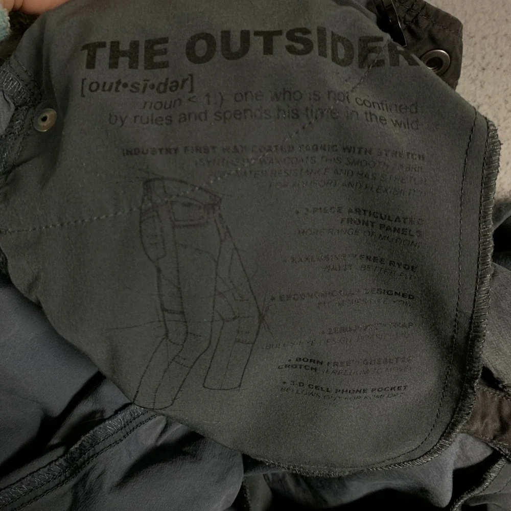 Kuhl The Outsider Pants Men's 32 x 32 Gray Waxed Canvas Hiking Technical Outdoor